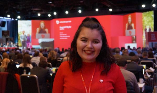 Nora Ånonsen Chayed på landsmøtet i Arbeiderpartiet 2017