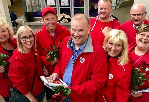 Bjørn Inge Moe på besøk i Harstad