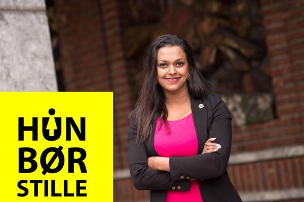 Flere kvinner: 25. oktober kommer Varaordfører i Oslo, Khamshajiny "Kamzy" Gunaratnam, til Sande for å snakke om #HunBørStille og dele av egne erfaringer.