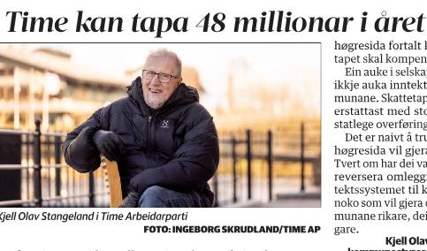 Kjell Olav Stangeland skriver leserinnlegg