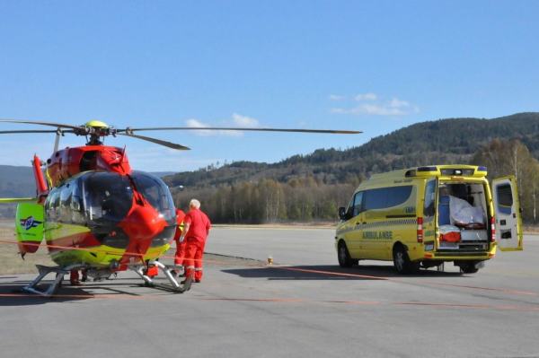 Etablering av base for luftambulanse i Notodden