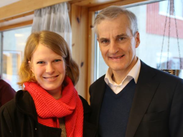 Inger Helene Havdal og Jonas Gahr Støre