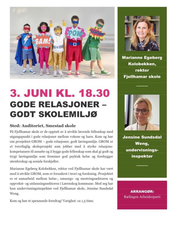 Møte på Smestad skole