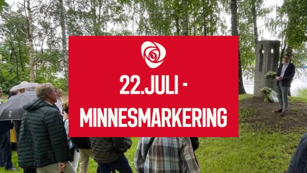 Forsidebilde for 22.juli minnesmarkering