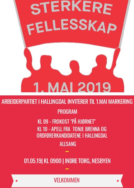 1 mai markering