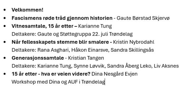 Bilde av program