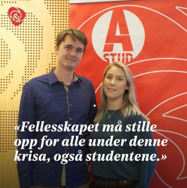 Nasjonale talspersoner William Høie og Ida-Elise Aspelund