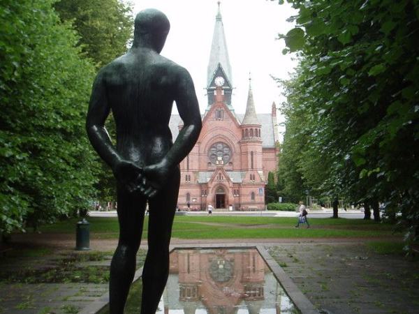 Sagene kirke fra Gråbeinsletta