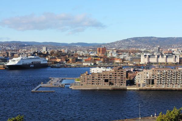 Oversiktsbilde Oslo havn