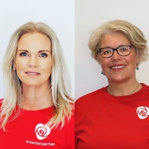 Bilde av varaordførerkandidat, Annette Mjåvatn og kumulert listekandidat, Ane Nordskar