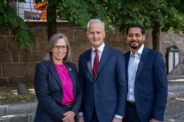 Trine Lise Sundnes, Jonas Gahr Støre, Farukh Qureshi