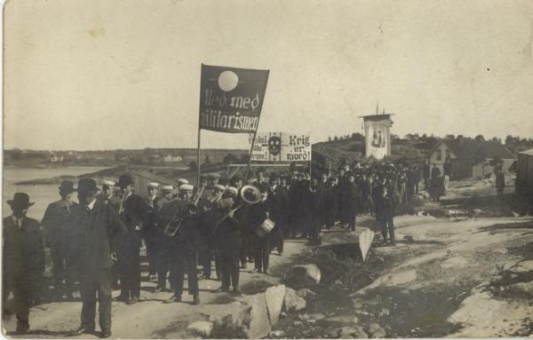 1. mai-tog på Sand i 1912