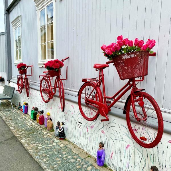 Røde sykler i Øvrebyen