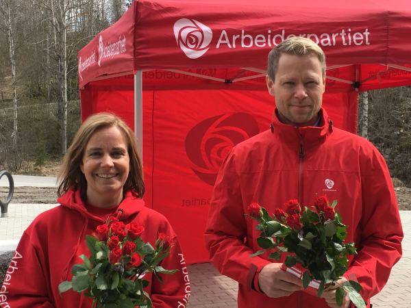 Valgkamp stand Harald og Hege