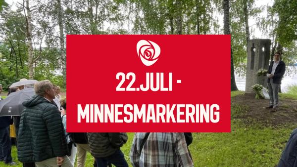 Forsidebilde 22.juli - minnemarkering