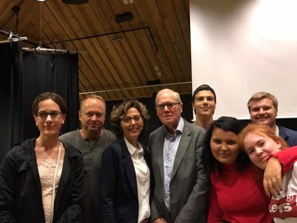 Gunnar Berge på besøk i Vest-Agder 21. august 2017.