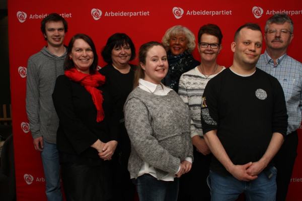 Delegasjonen fra Sola AP på Rogaland AP sitt årsmøte 2018