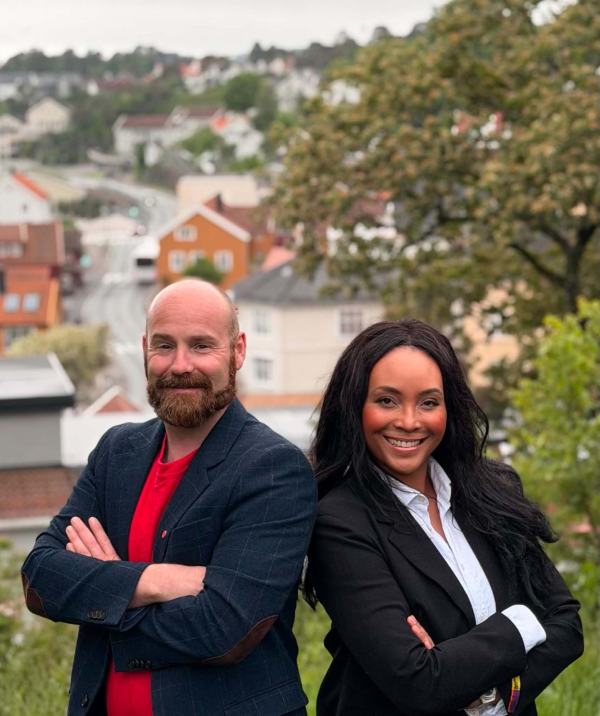 Erling Frydenlund og Ebenge Emilie Regenbogen er toppkandidater for Grimstad Ap