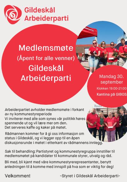 Invitasjon til medlemsmøte