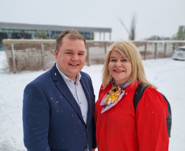 Bilde av Christian og Linda