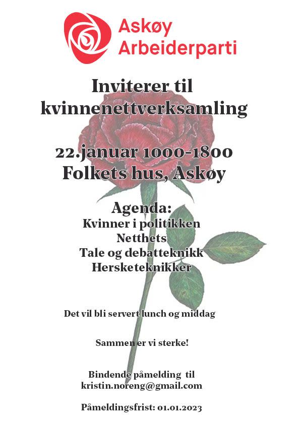 Invitasjon til kvinnenettverket