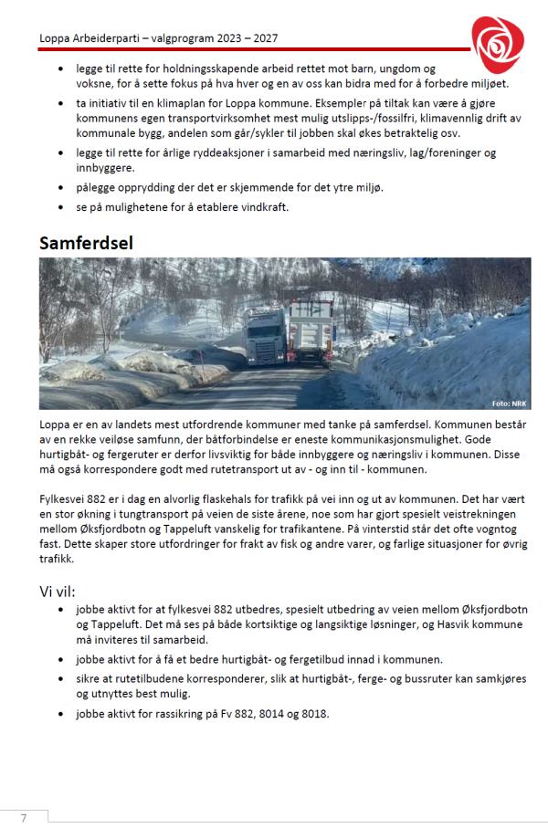 Valgprogram 2023-2027