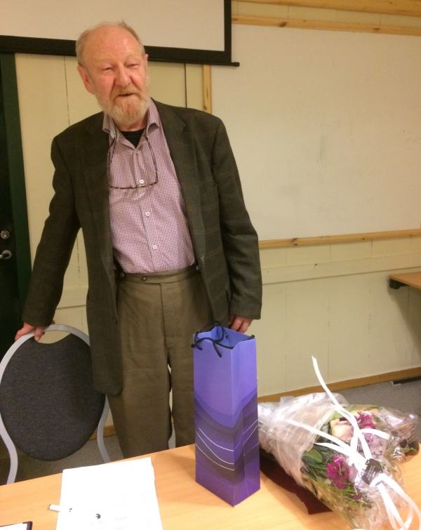 Lars Anders Myhre gikk av som leder i SSF 15.mars, etter 60 år som tillitsvalgt