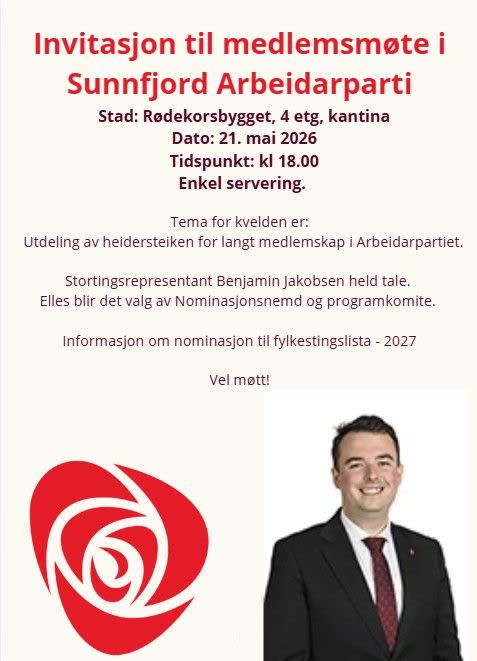 Benjamin Jakobsen, Stortingsrepresentant