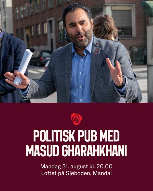 Politisk pub med Masud Gharahkhani