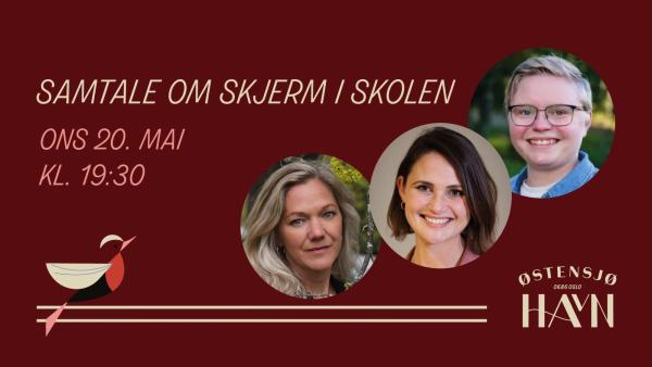 Plakat for møtet om skjerm i skolen