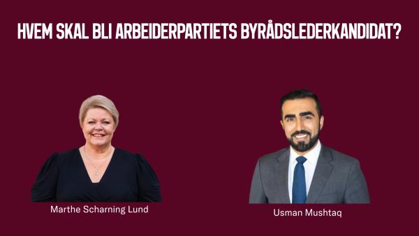 Marthe Scharning Lund og Usman Mushtaq