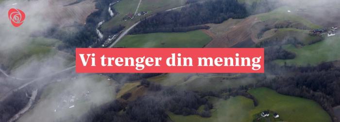 Vi trenger din mening