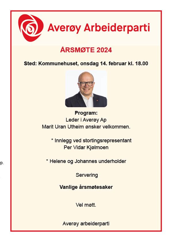 Årsmøteplakat