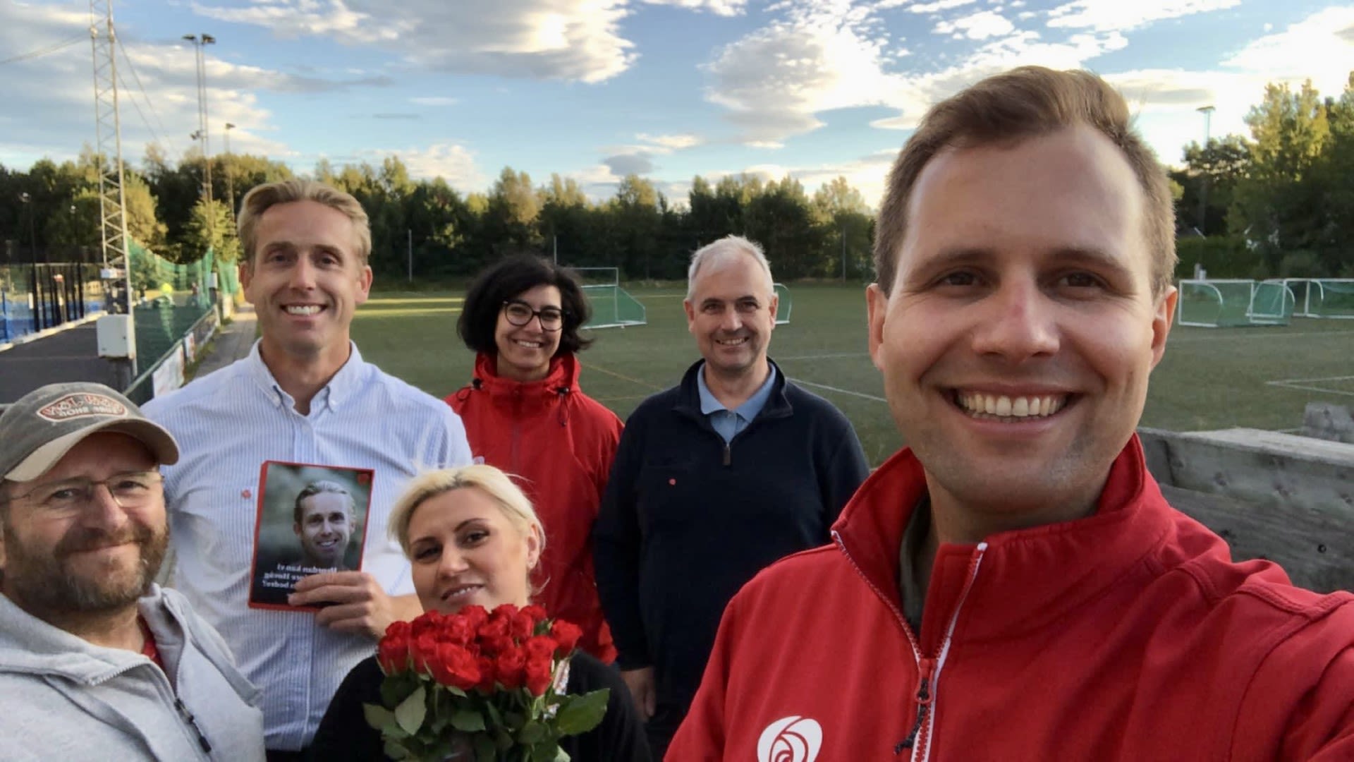 Vi elsker husbesøk. 