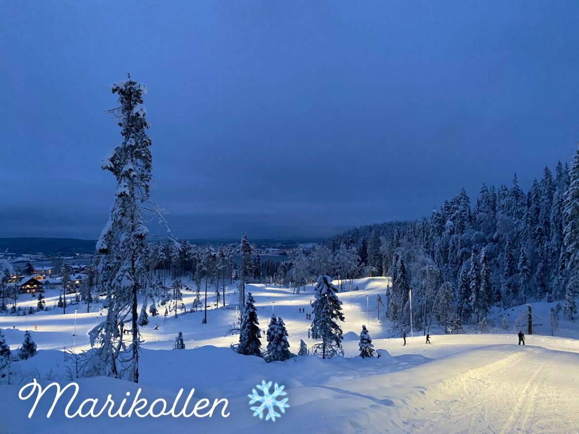 De nye langrennsløypene i Marikollen er åpnet