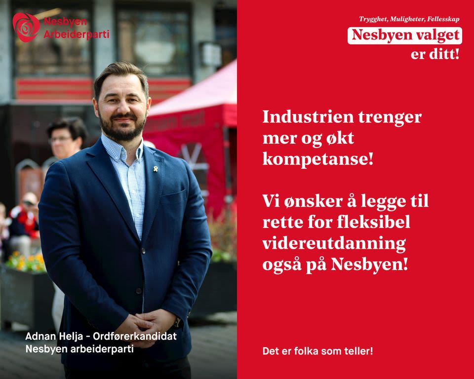 Fleksibel videreutdanning for og med industrinæringen på Nesbyen? JA- sier vi.