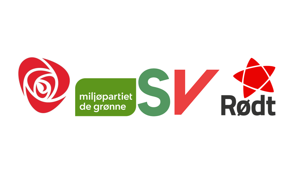 Logoen til Arbeiderpartiet, MdG, SV og Rødt