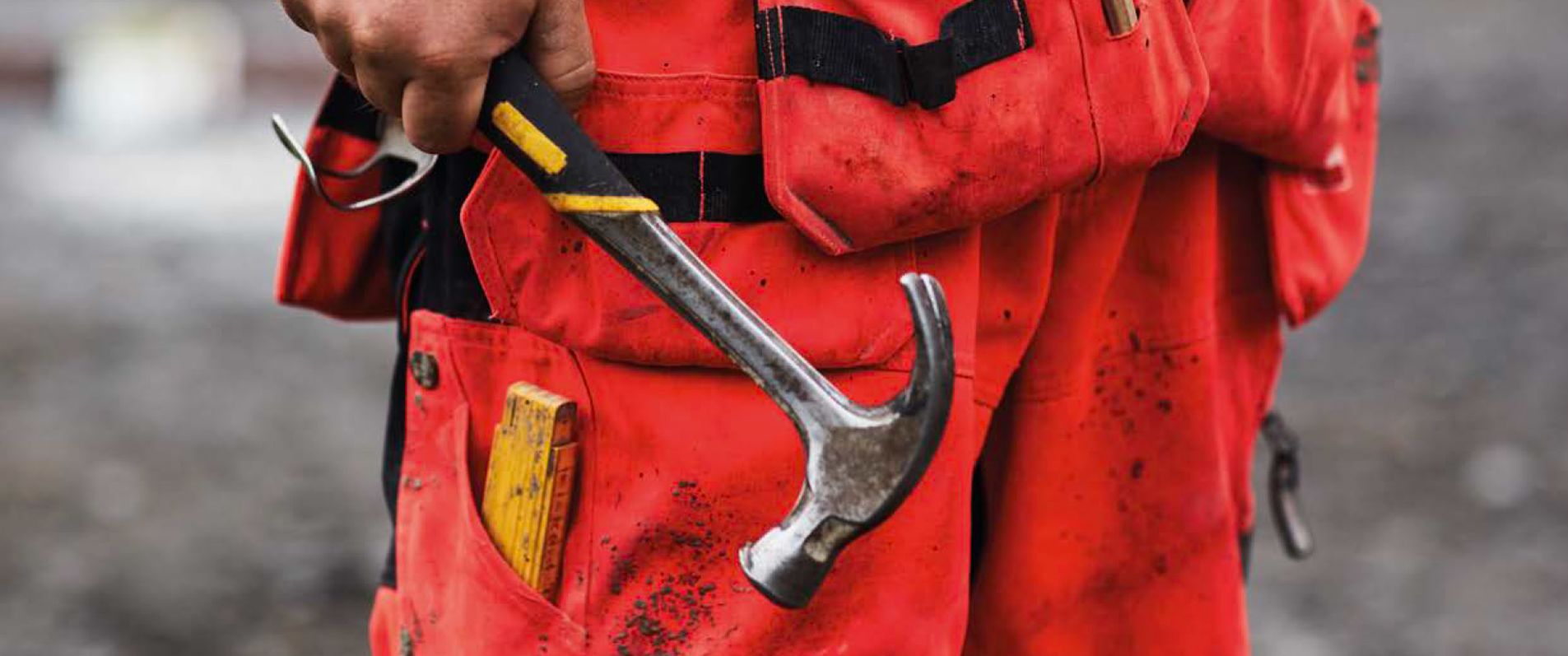 mann med hammer