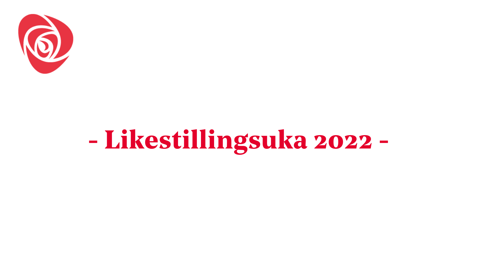 Likestillingsuka 