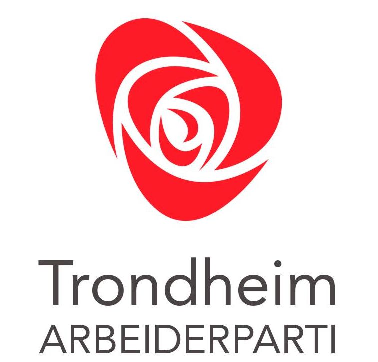 Trondheim Arbeiderpartis logo. Arbeiderpartirosen.