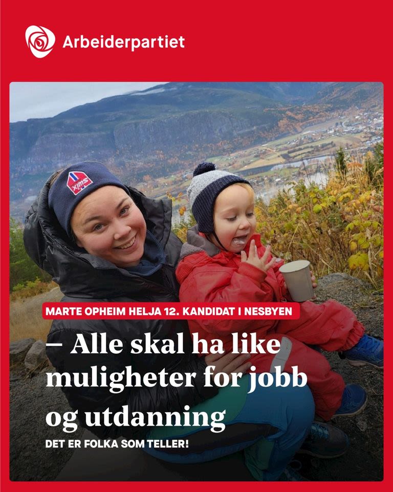 Ei flott jente, vil arbeide for flere arbeidsplasser og innbyggere i kommunen.