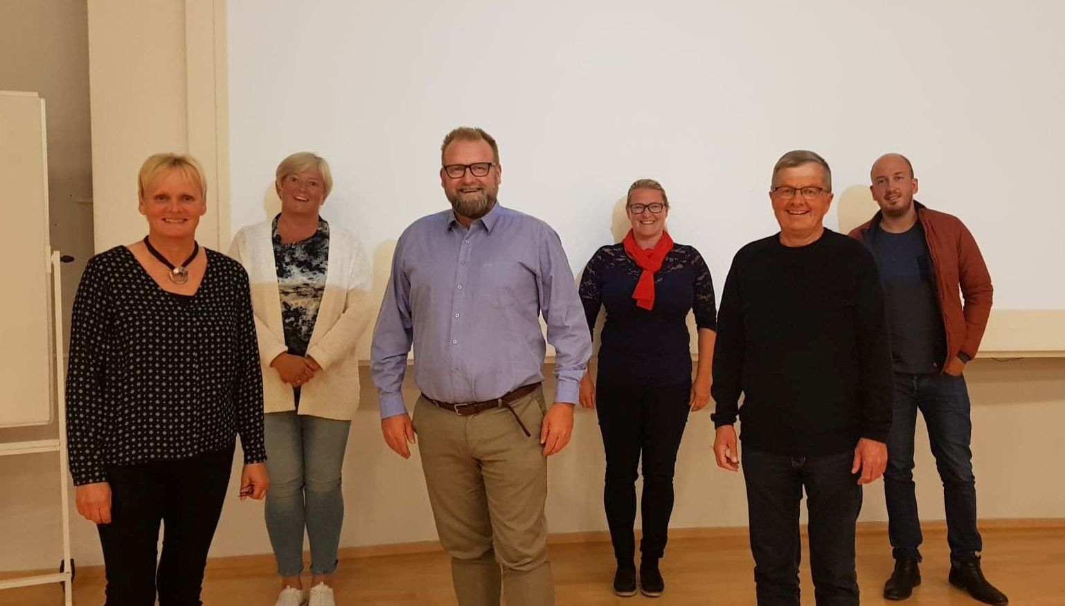 Frå venstre; Liv synnøve Bøyum. Astrid Hove, Ronny Rydningen, Tonje Nordheim Tangerud, Arnstein Hauståker og Ole Andre Aarvoll.