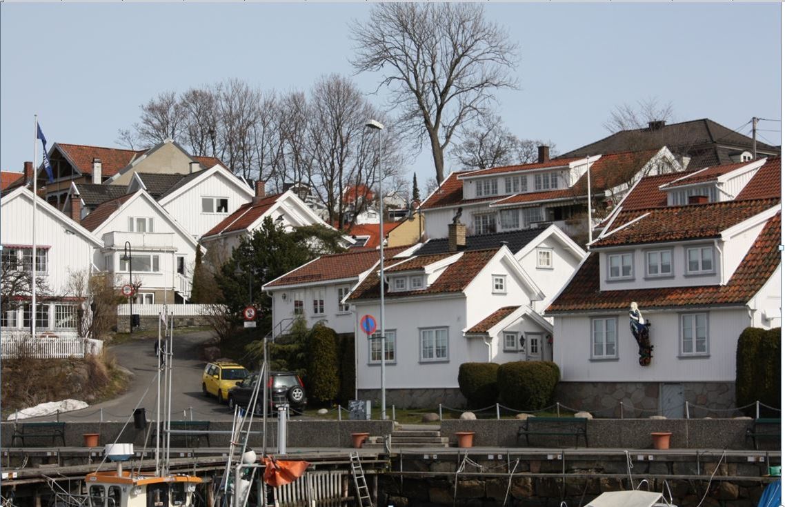 Hus i gamle drøbak