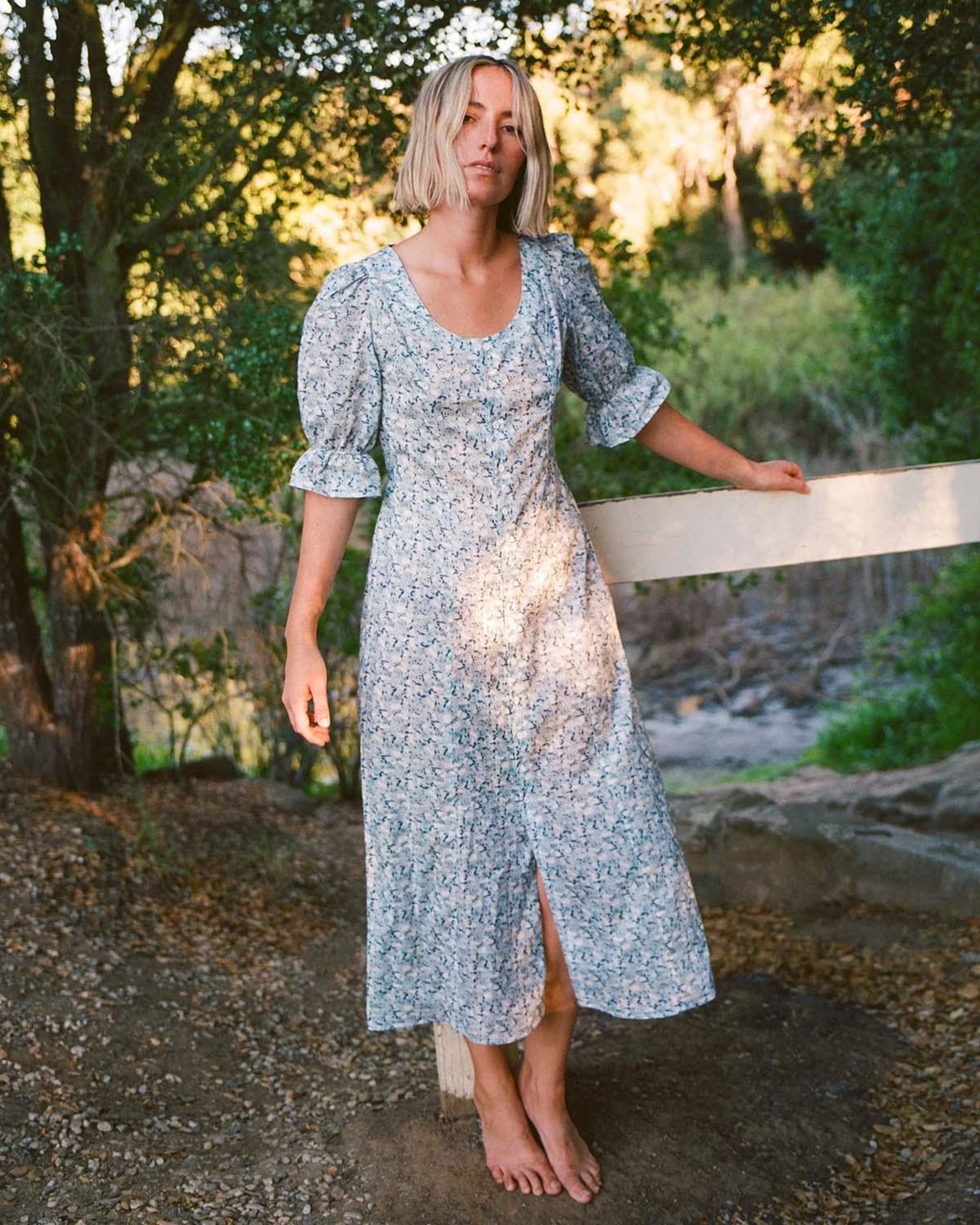 knee length dresses for ladies Lennon Maxi in Tigris – RESA main image 0