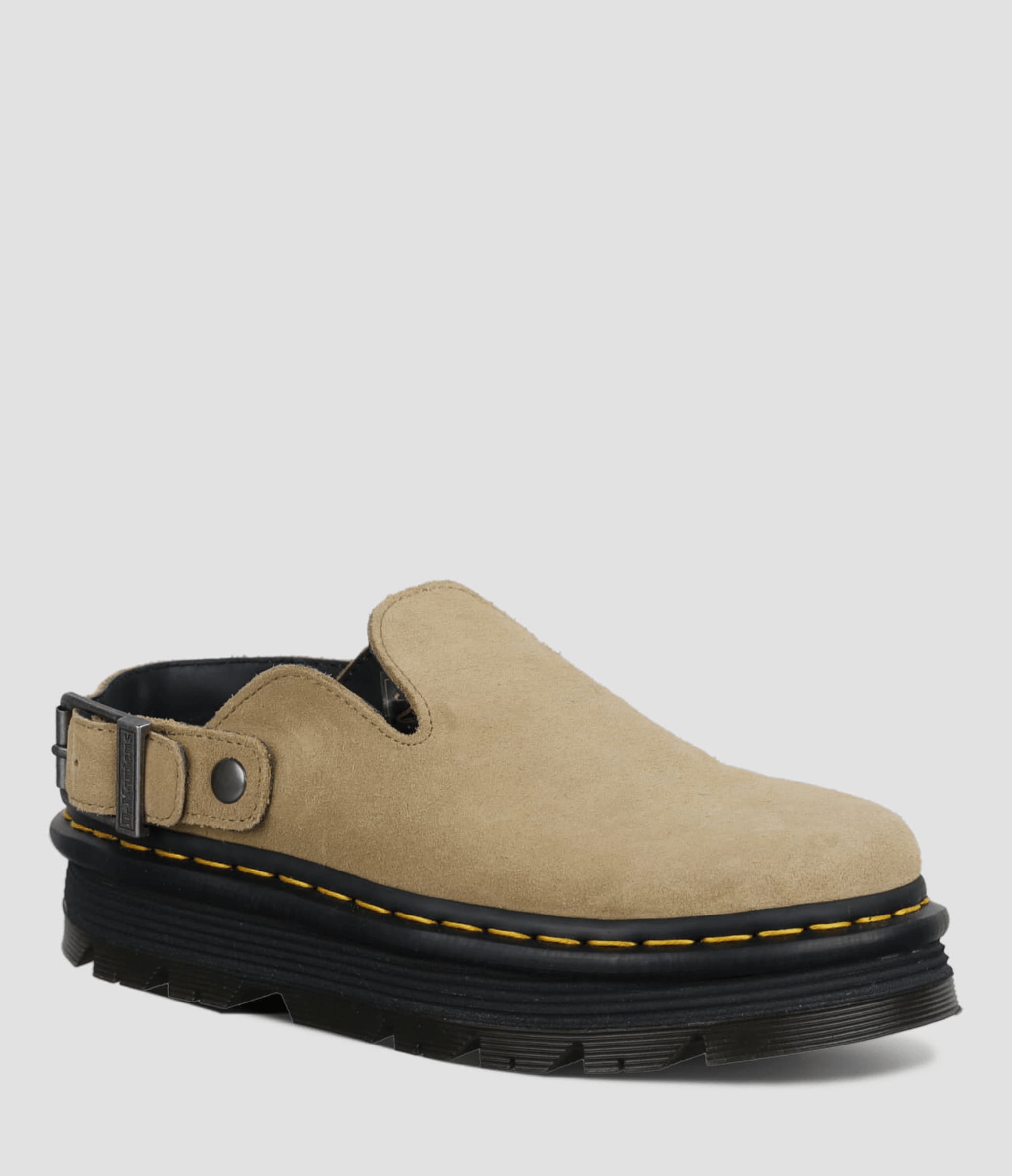 Zebzag Suede Casual Slingback Platform Mules | Dr. Martens ReWair