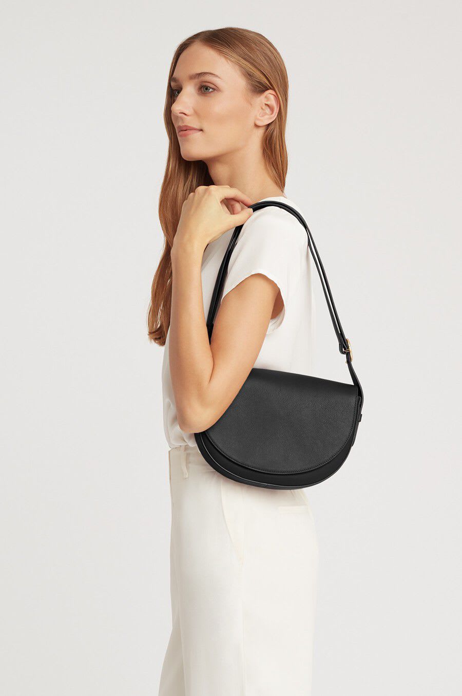 Cuyana Revive Half Moon Shoulder Bag