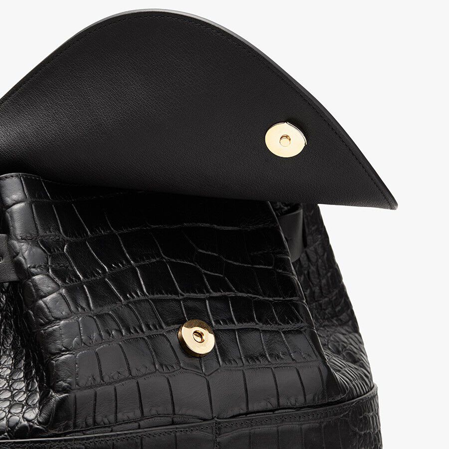 Leather Backpack 2.0 (Croco) (Earlier Version) | Cuyana 