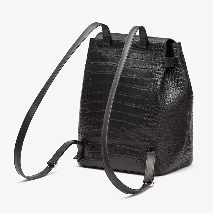 Leather Backpack 2.0 (Croco) (Earlier Version) | Cuyana | Cuyana