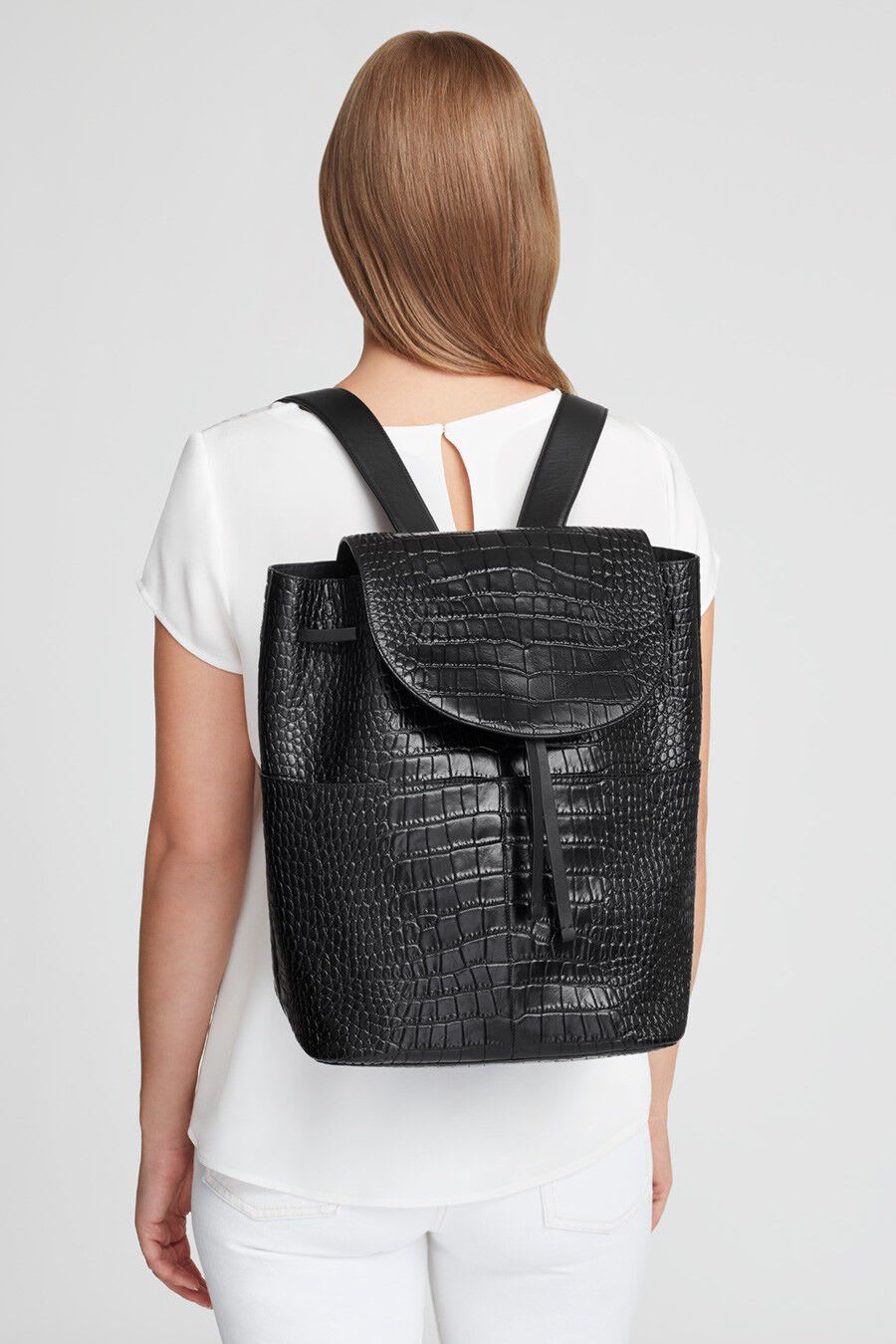 Cuyana sale croc backpack