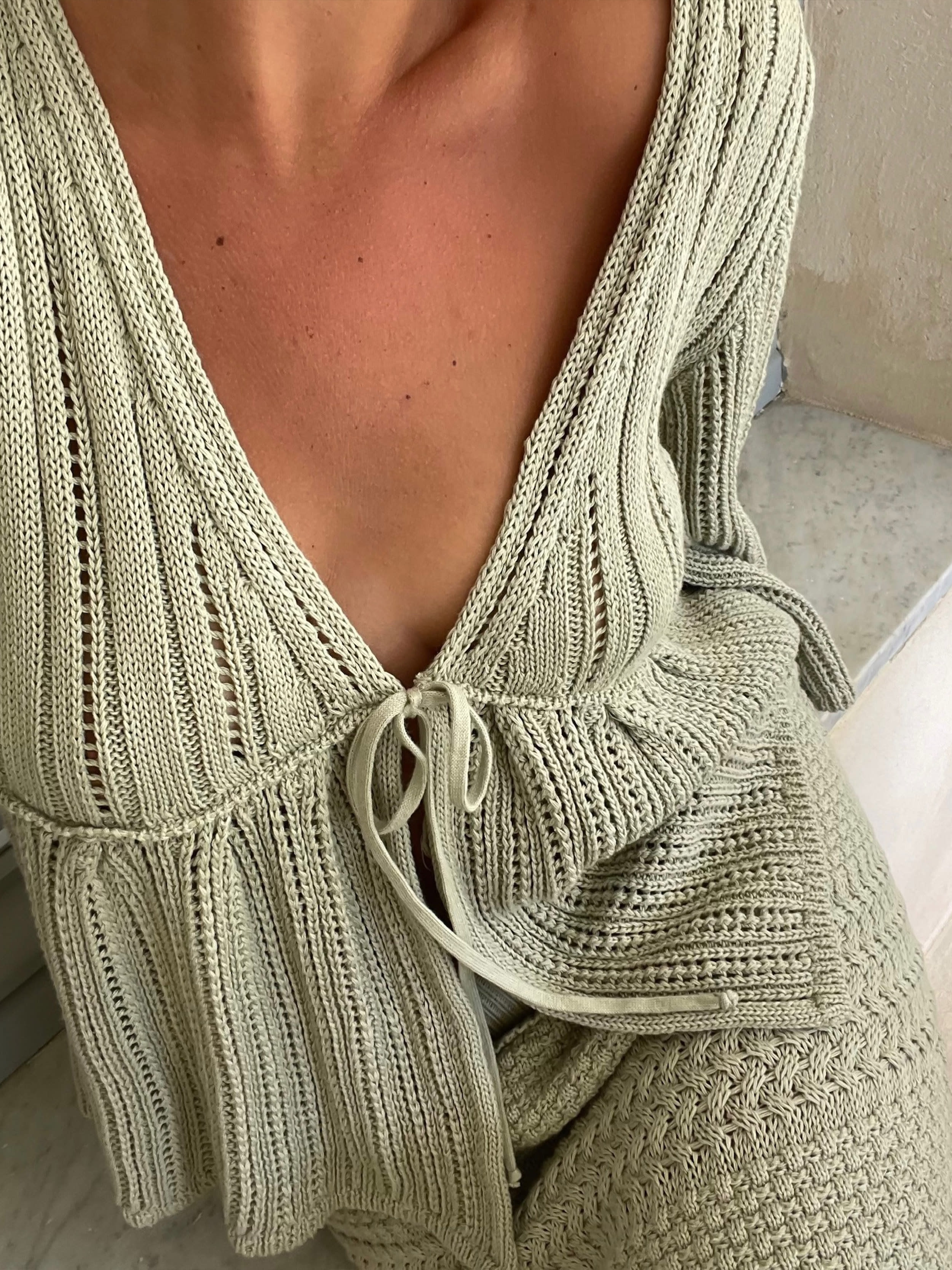 Sorella Top Green | Djerf Avenue | Djerf Avenue Re-sell